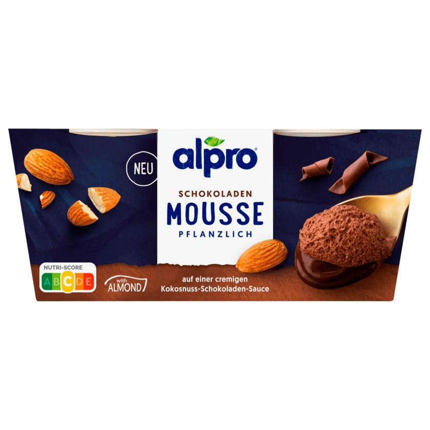 Alpro Schokoladen-Mousse pflanzlich 2x70g